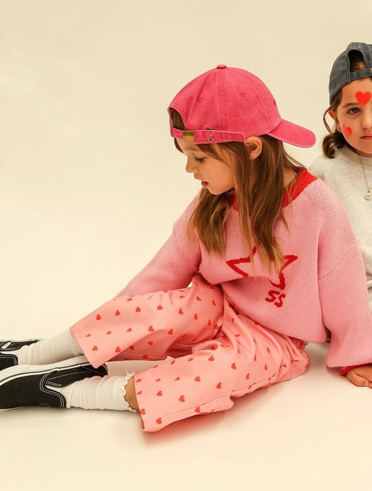 sunday siblings fruit loops pants - hearts