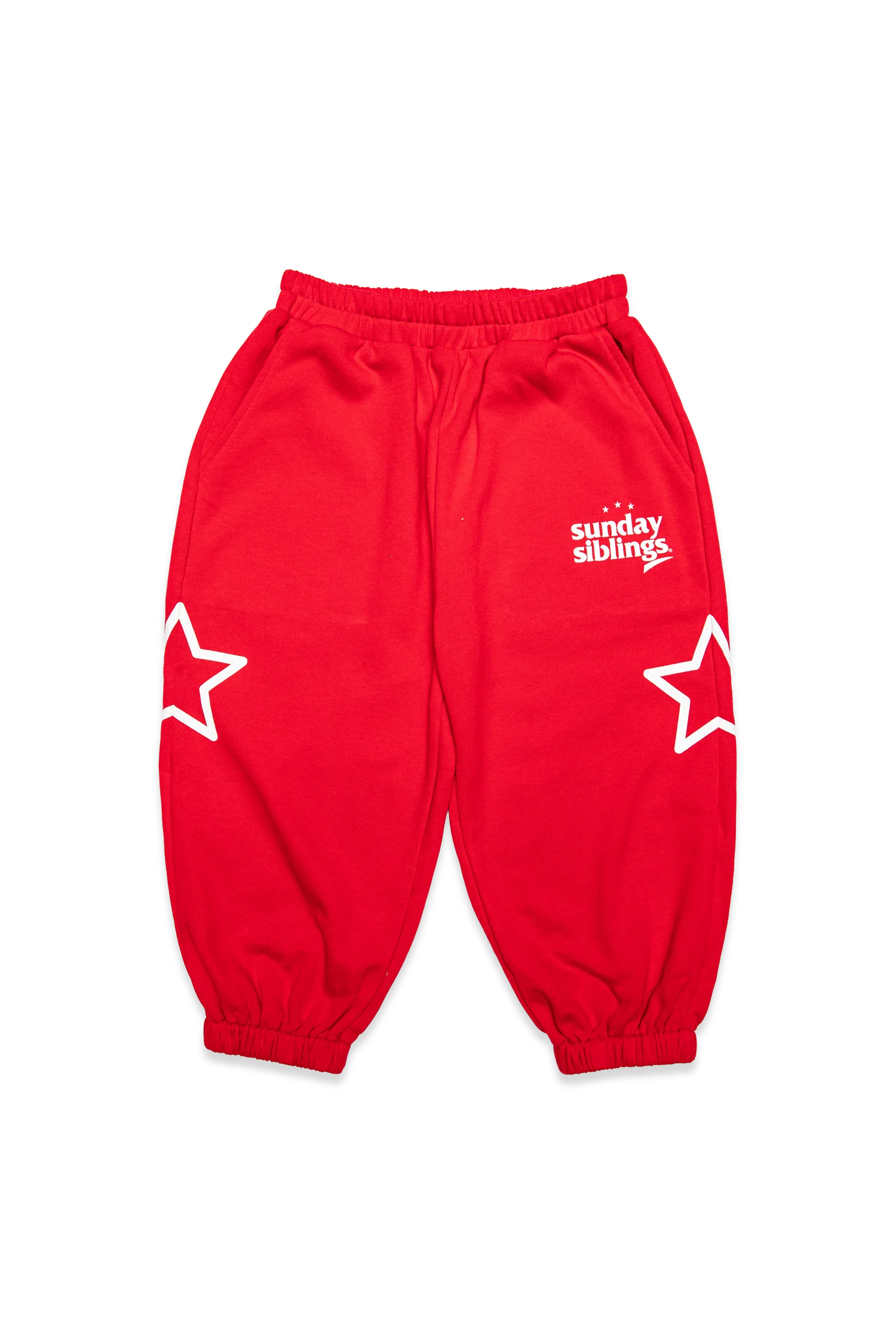 sunday siblings the siblings set trackpants - red - pre order