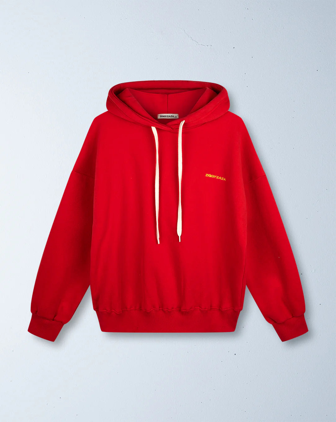 ziggy zaza adults rocky hoodie - racer red