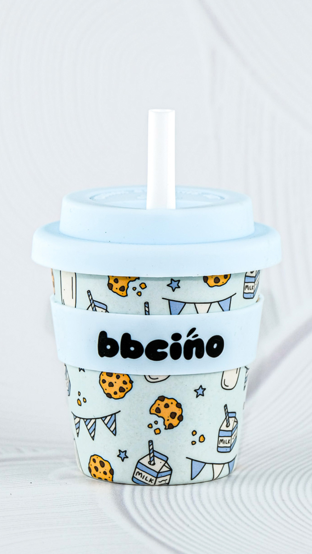 bbcino cup - tough cookie in blue - 120ml