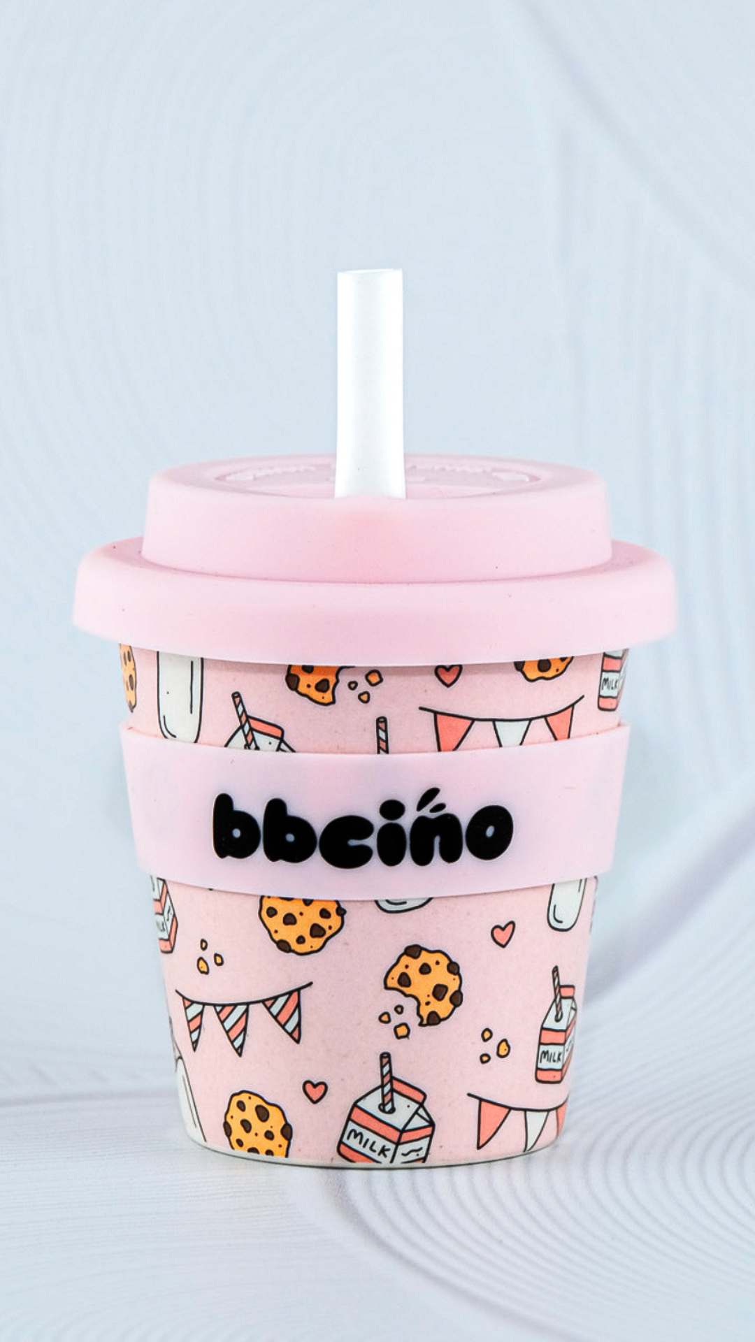 bbcino cup - tough cookie in pink - 120ml