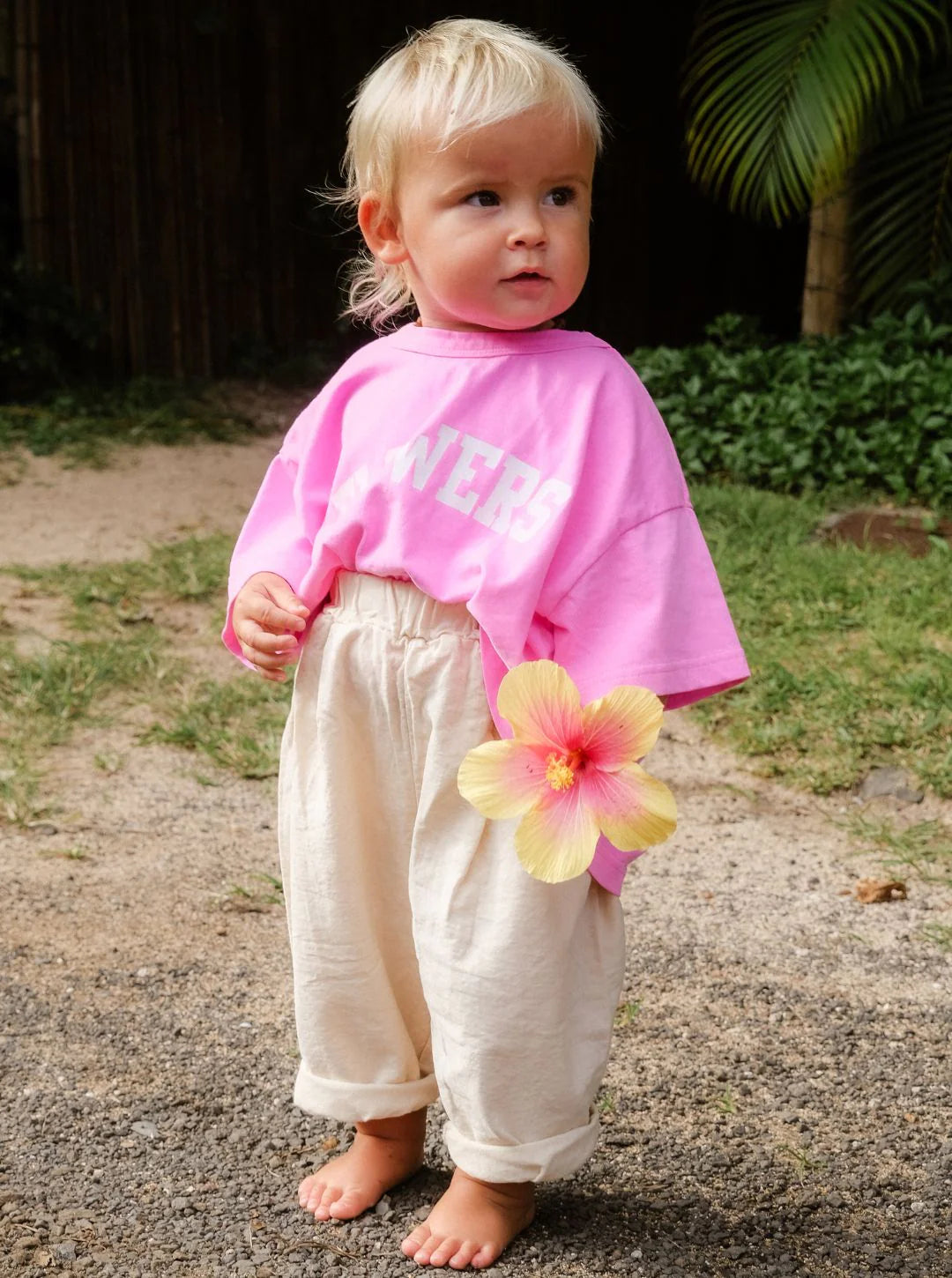 ziggy zaza flowers tee - pink pop ziggy zaza flowers tee - pink pop