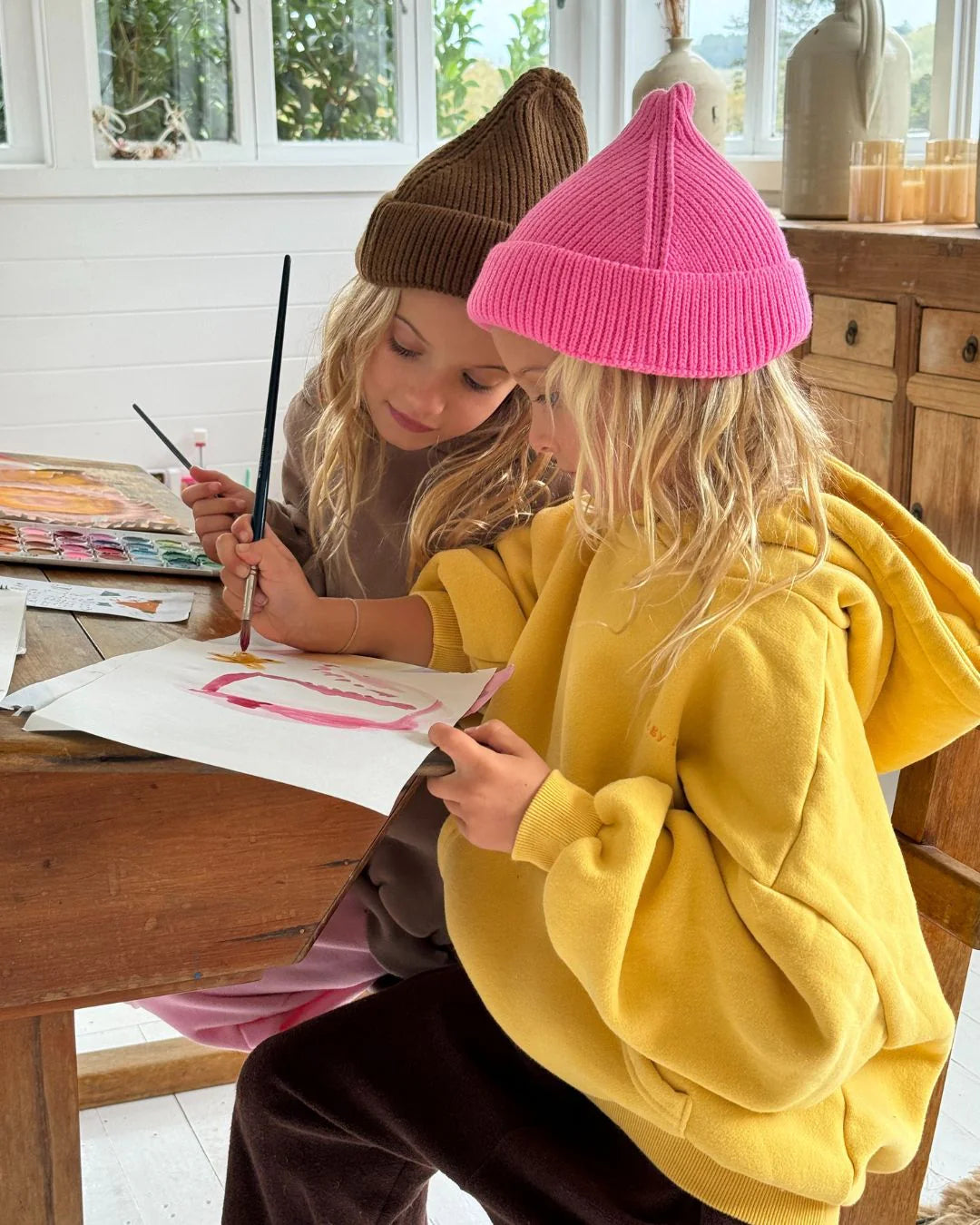 ziggy zaza pico beanie - pink pop