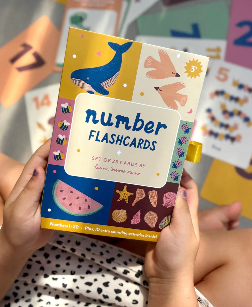 lauren sissons illustrated flashcards -  numbers