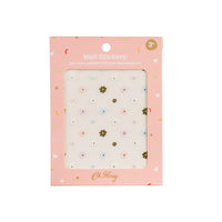 oh flossy nail stickers - flowers