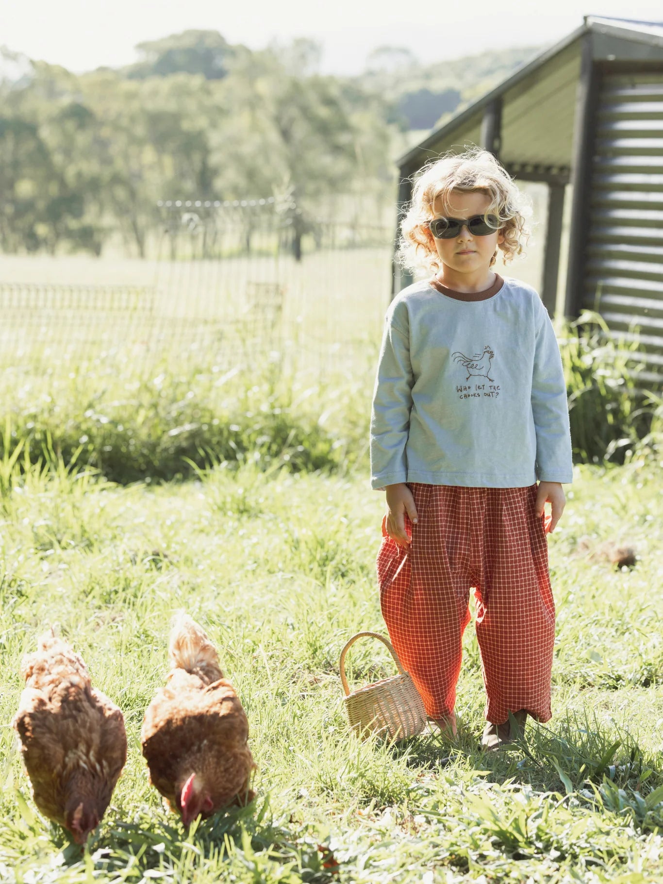 valencia rio pant - brick - pre order