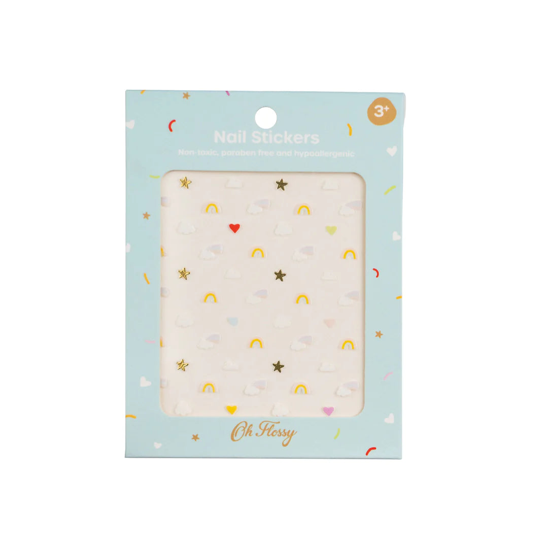 oh flossy nail stickers - sky