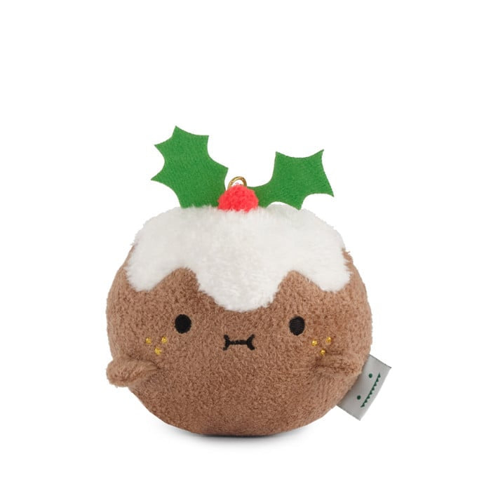noodoll ricemaspud mini plush toy - plum pudding