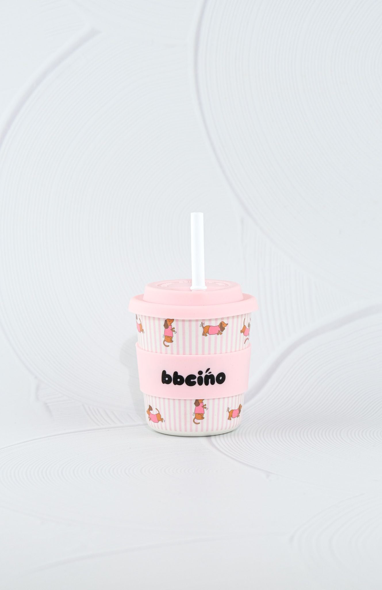 bbcino cup - dash in pink - 240ml