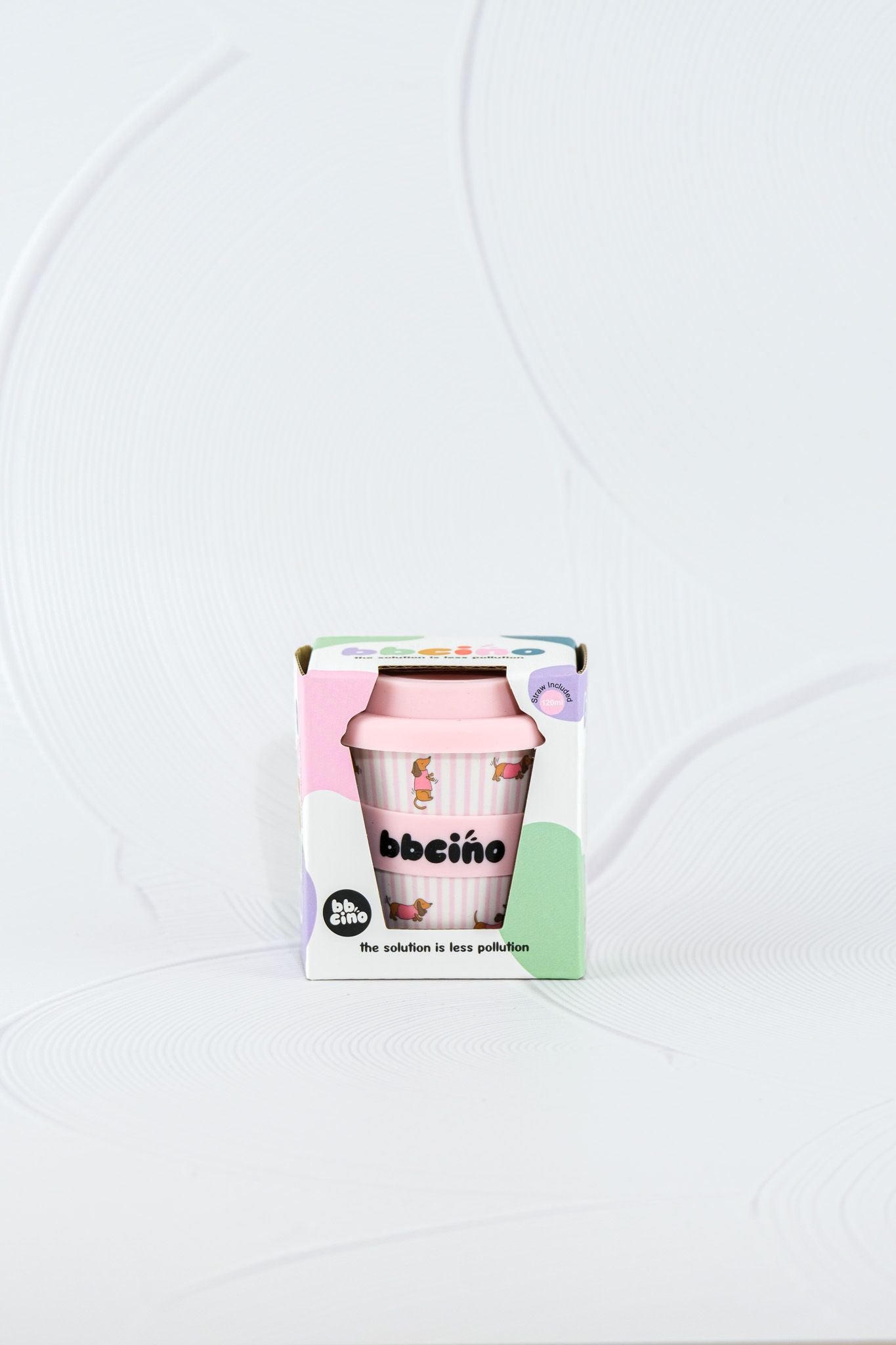 bbcino cup - dash in pink - 120ml