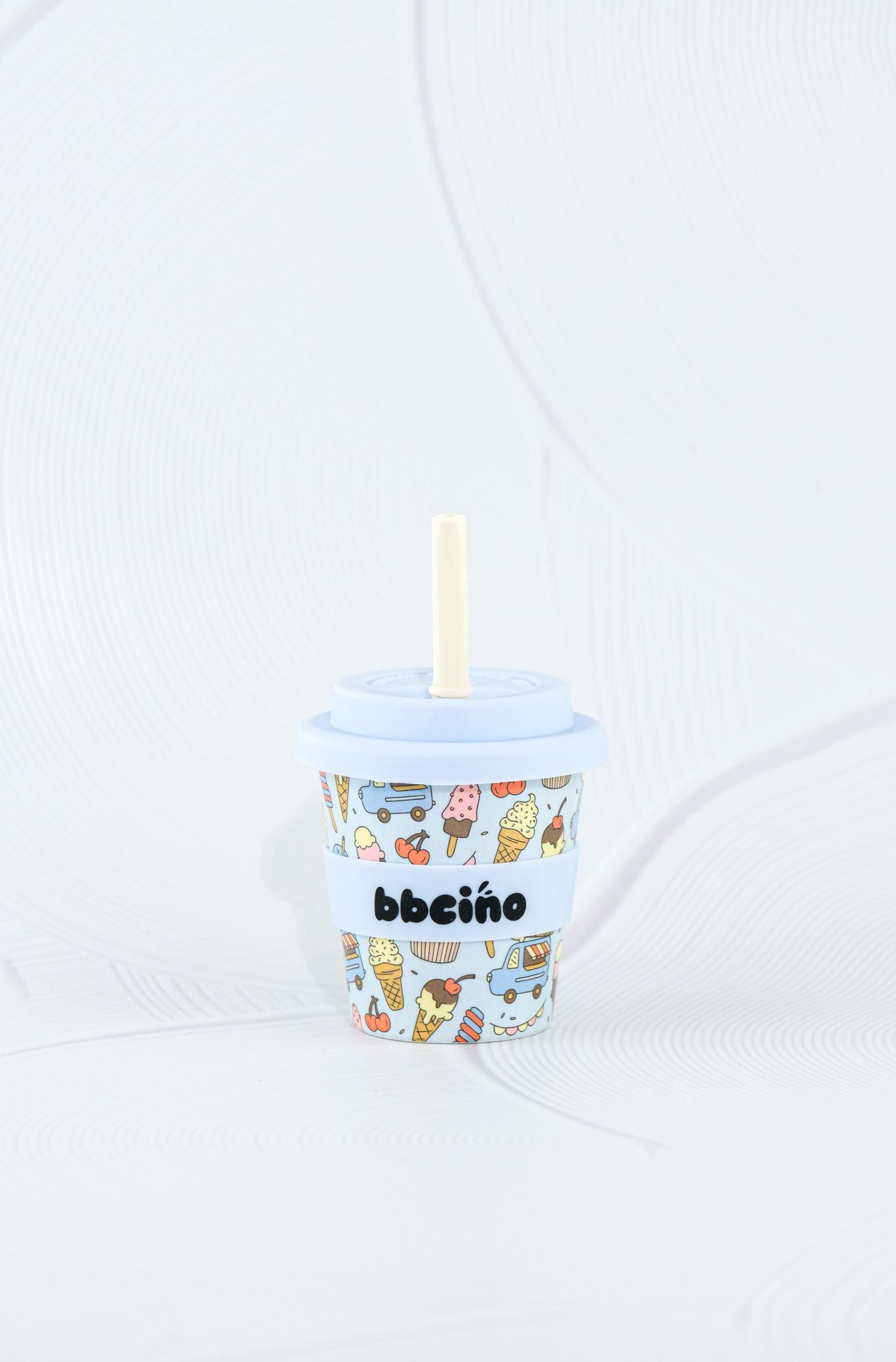 bbcino cup - scoops in blue - 120ml