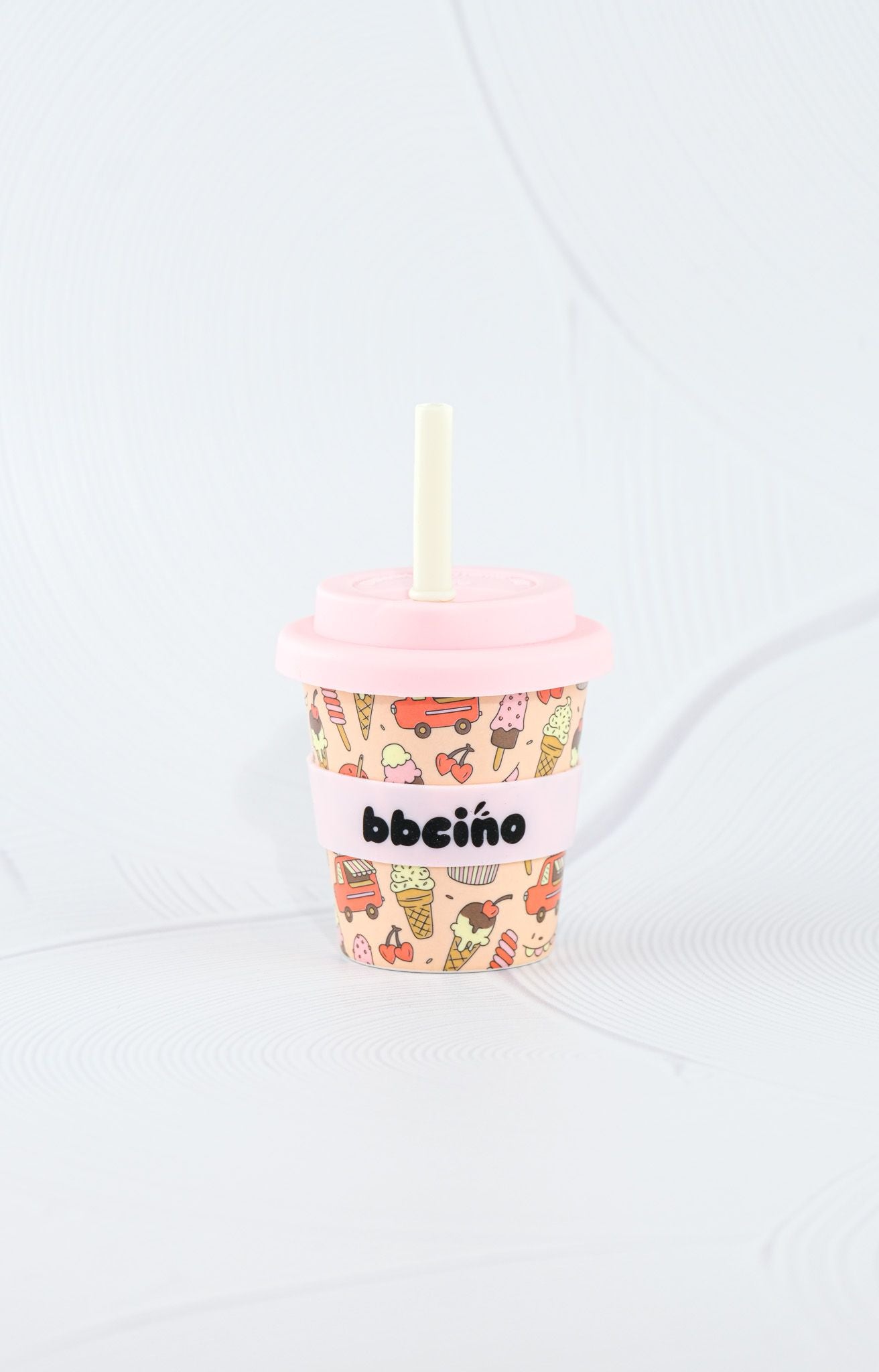 bbcino cup - scoops in pink - 120ml