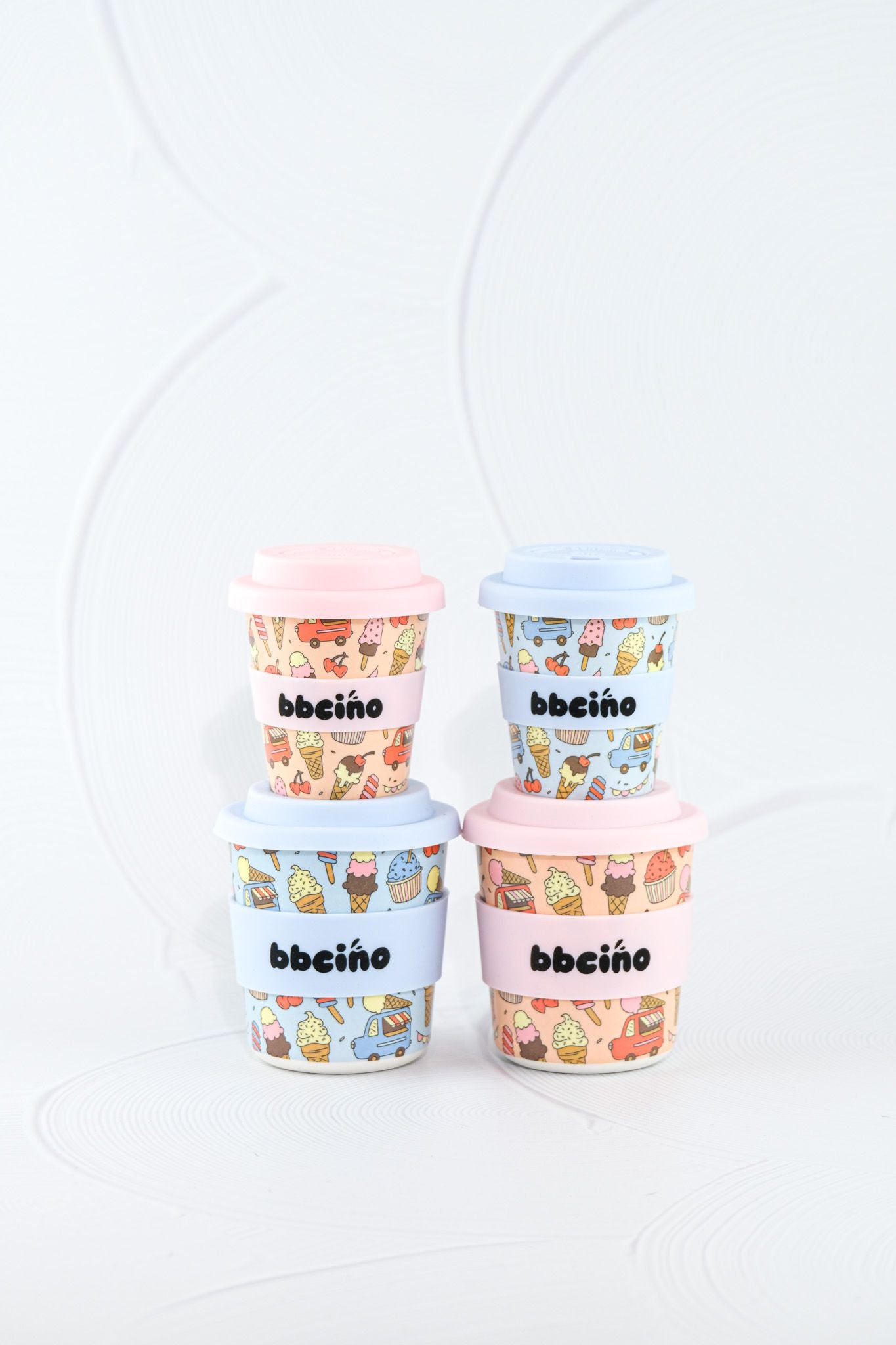 bbcino cup - scoops in pink - 120ml