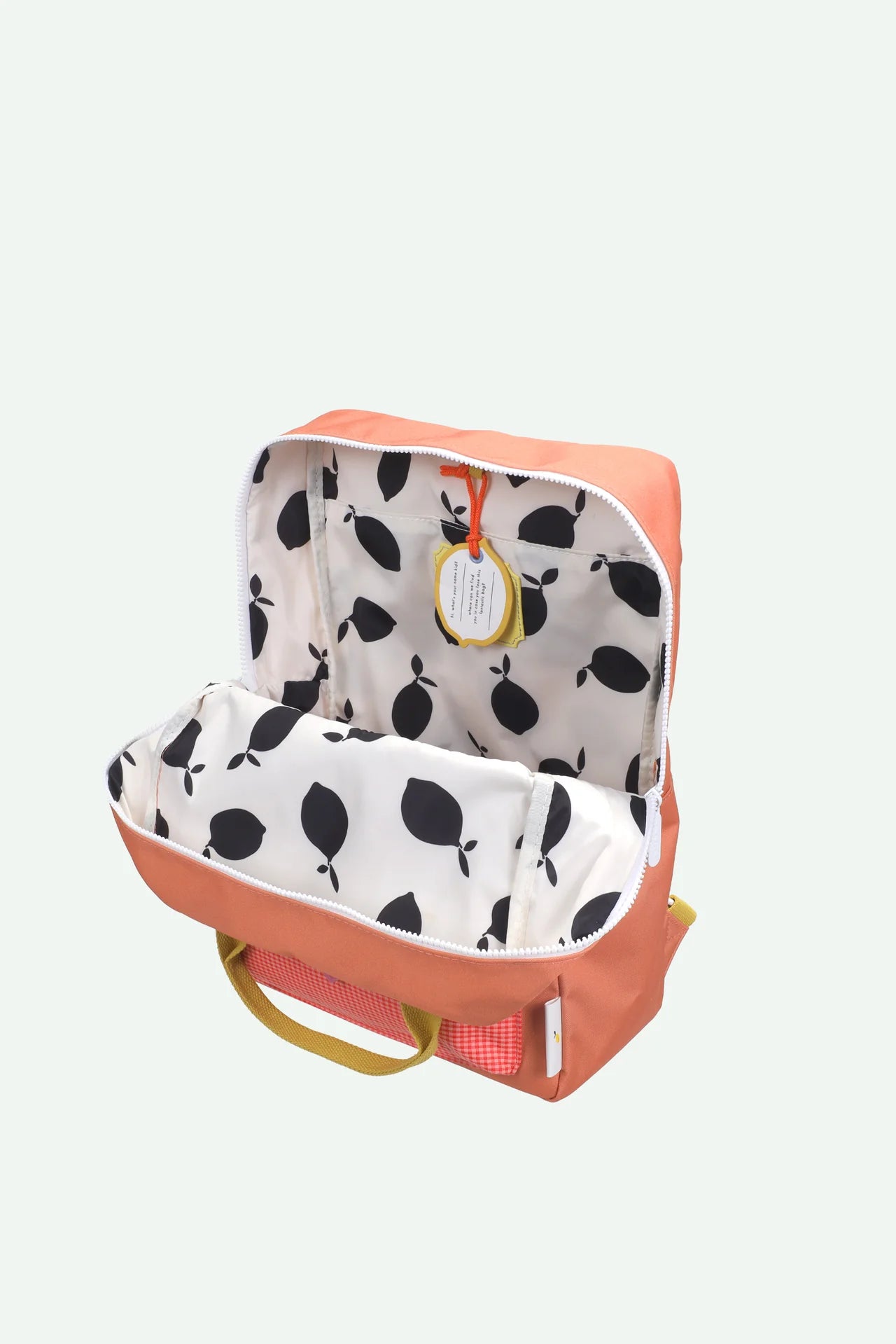 sticky lemon large envelope backpack - maple whirl