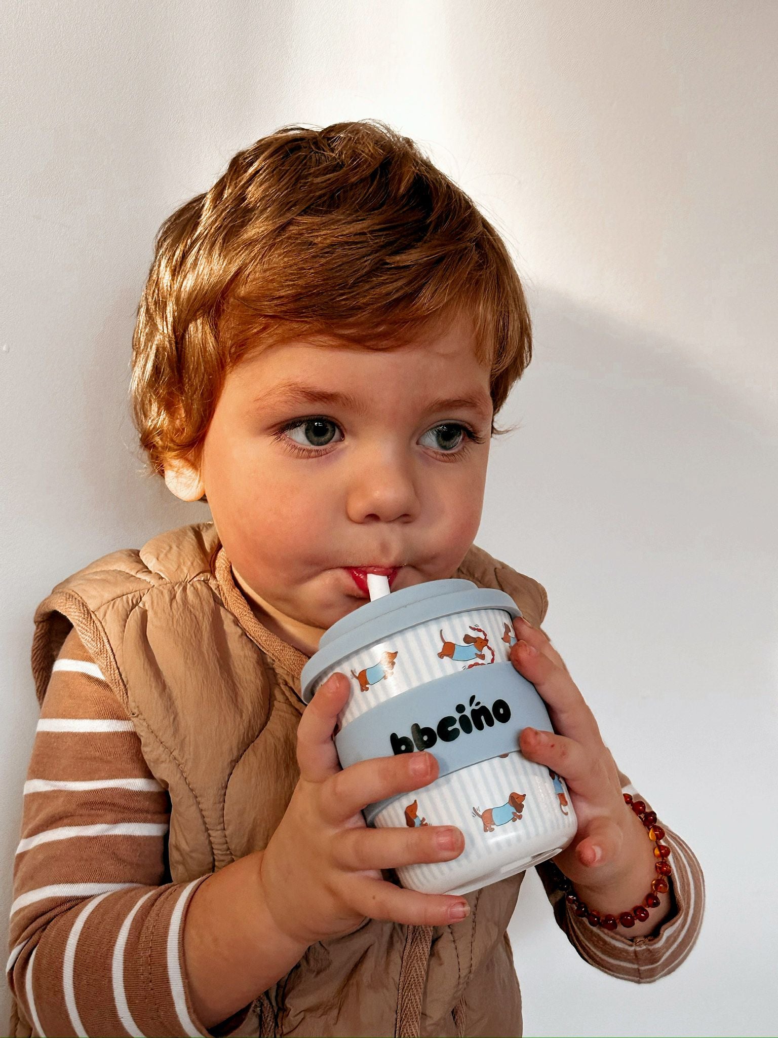 bbcino cup - dash in blue - 240ml