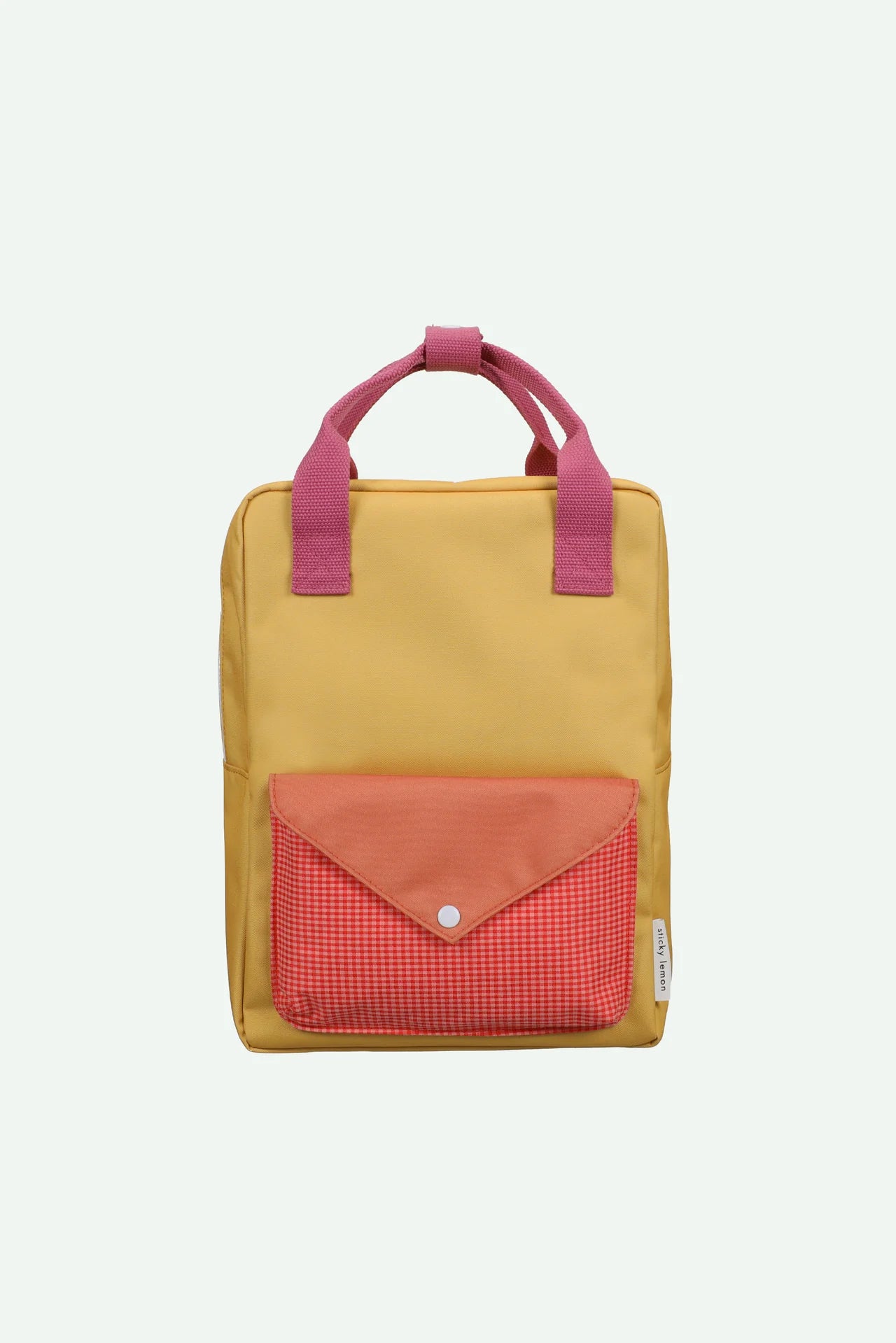 sticky lemon medium envelope backpack - apple grub