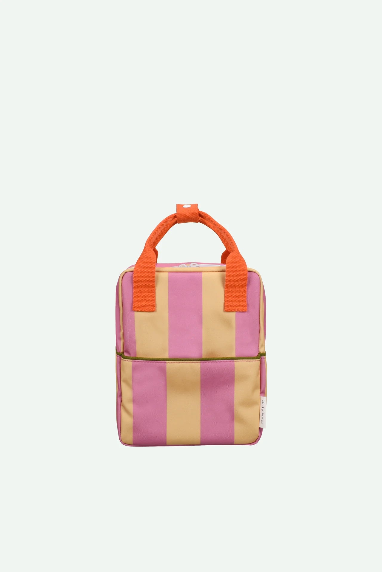 sticky lemon small backpack - striped red rosebay + apple grub