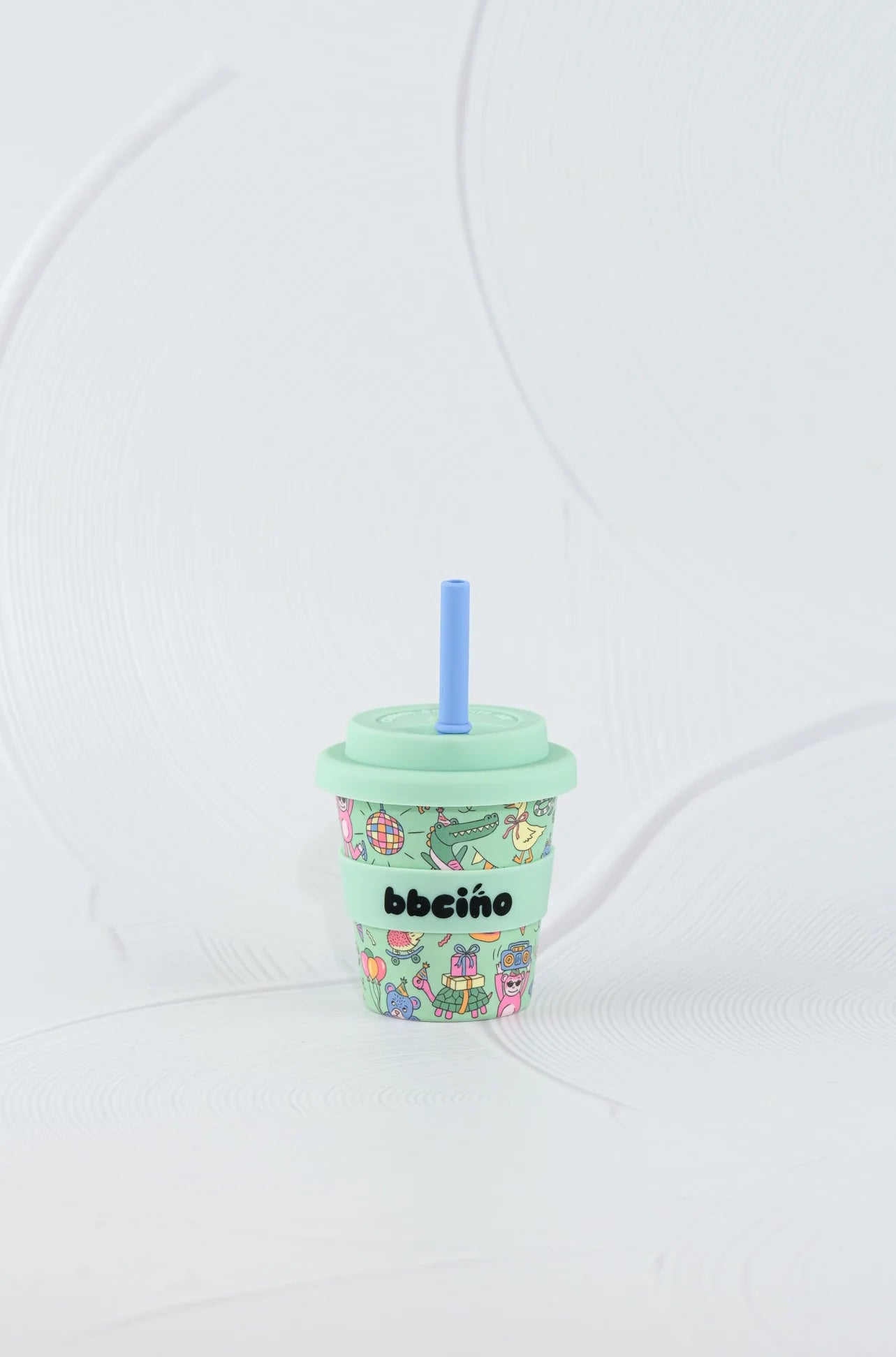 bbcino cup - party animals in green - 120ml