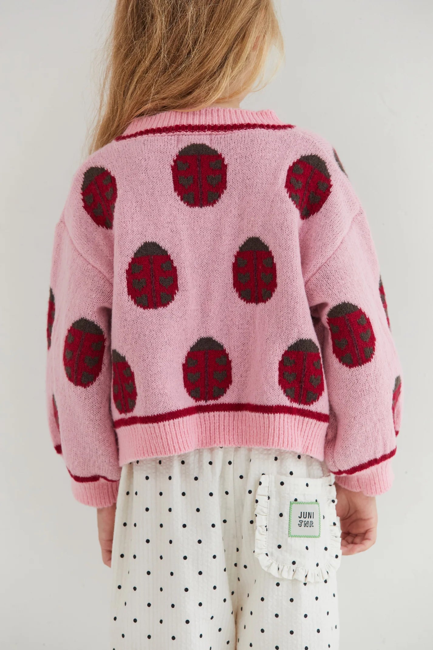 juni jnr love bug cardigan