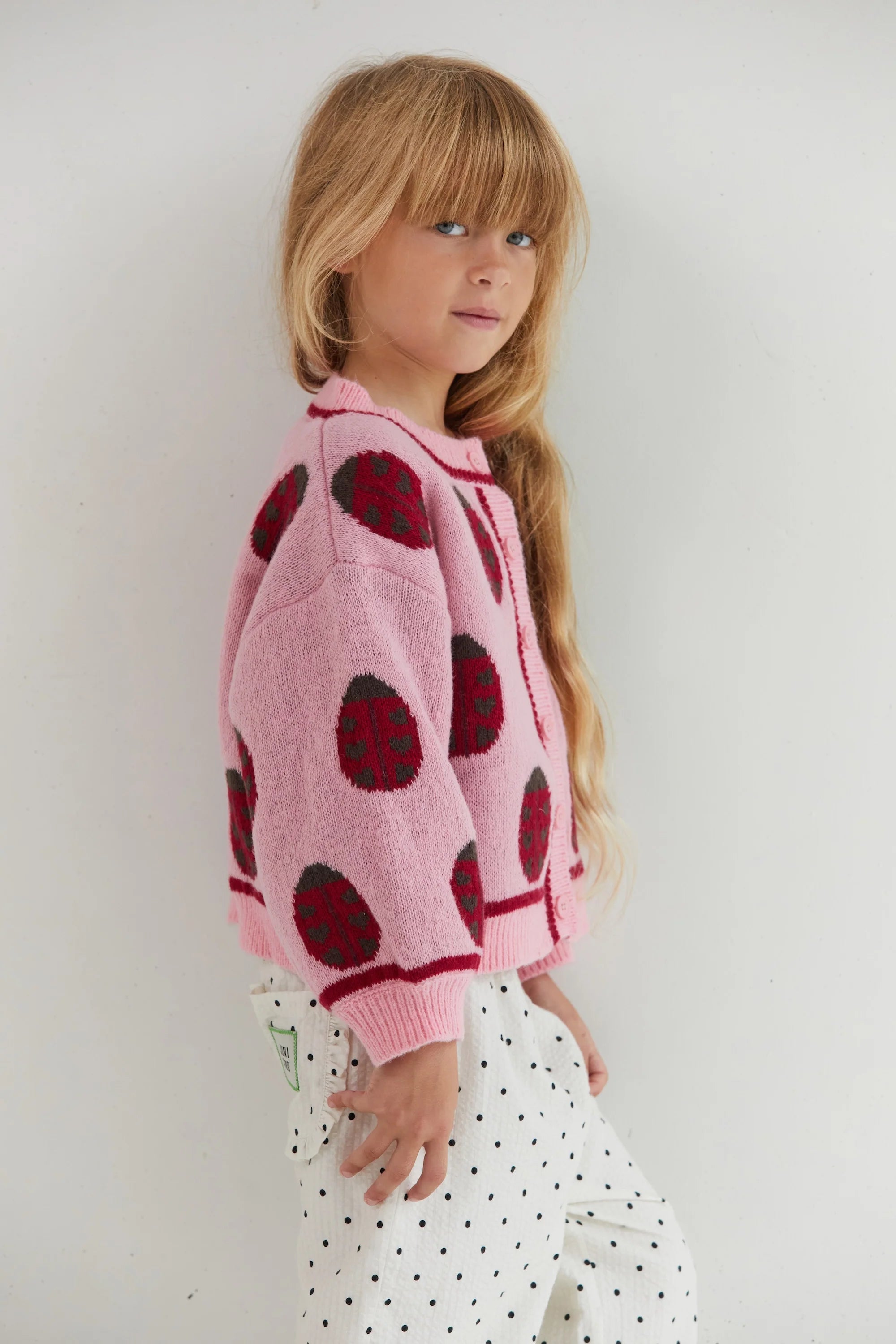 juni jnr love bug cardigan