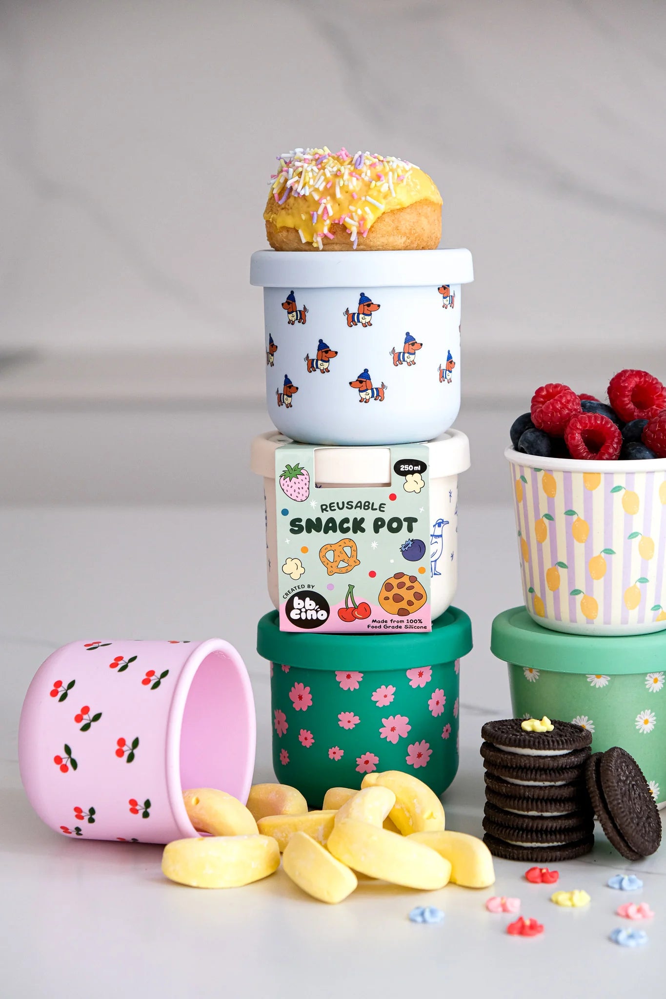 bbcino zestie bestie snack pot - 220ml