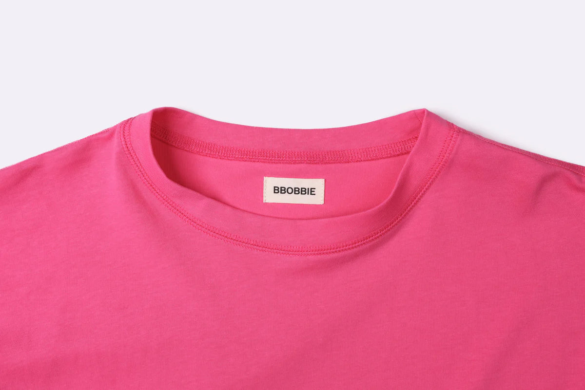 bbobbie base tee - pop pink