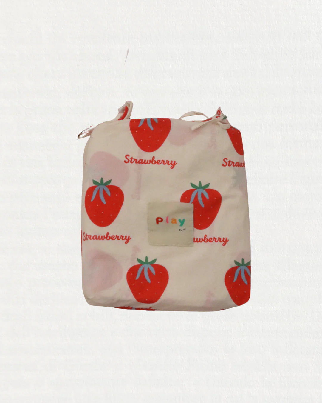 play linen strawberry shortcake fitted sheet set