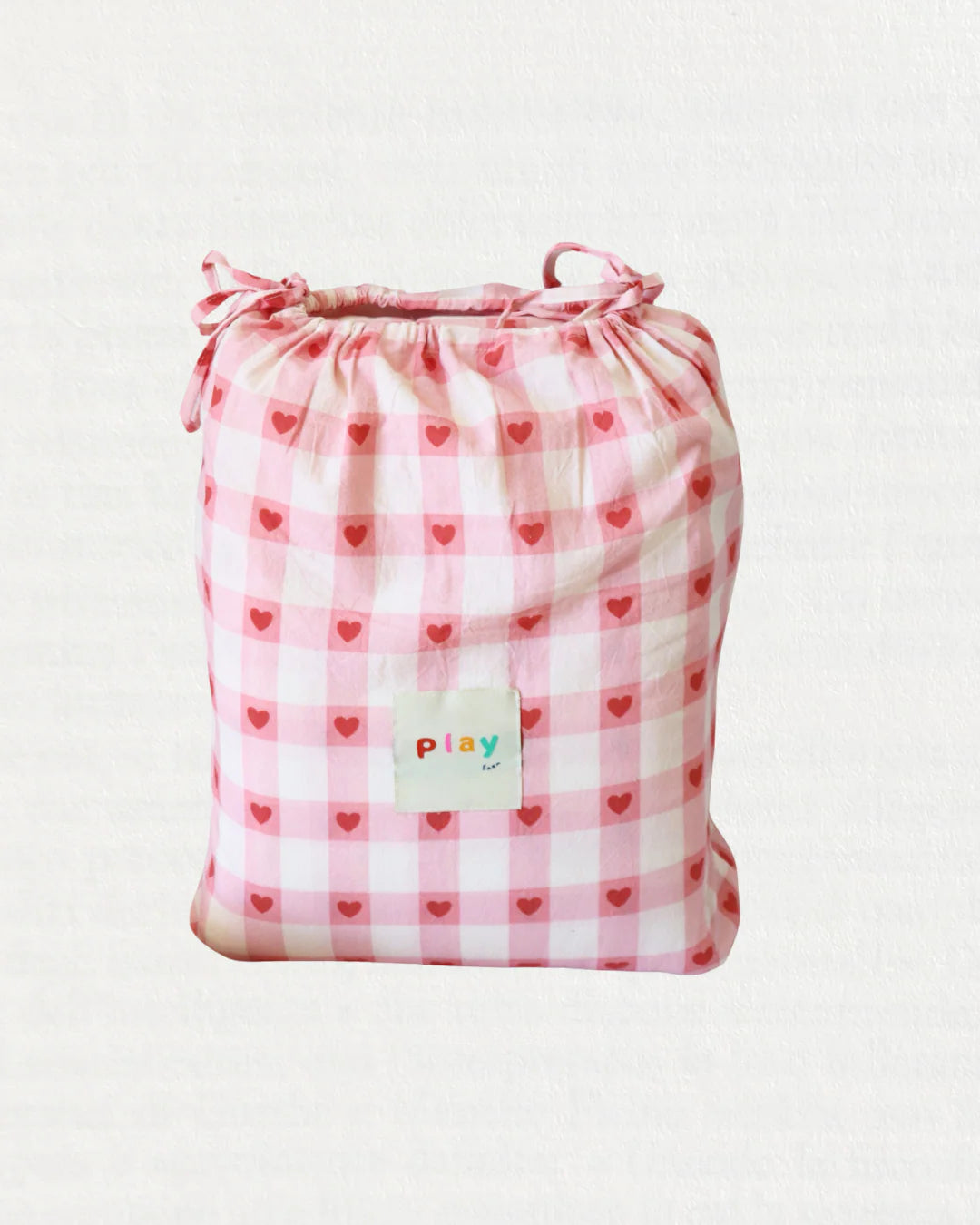 play linen heirloom heart duvet set