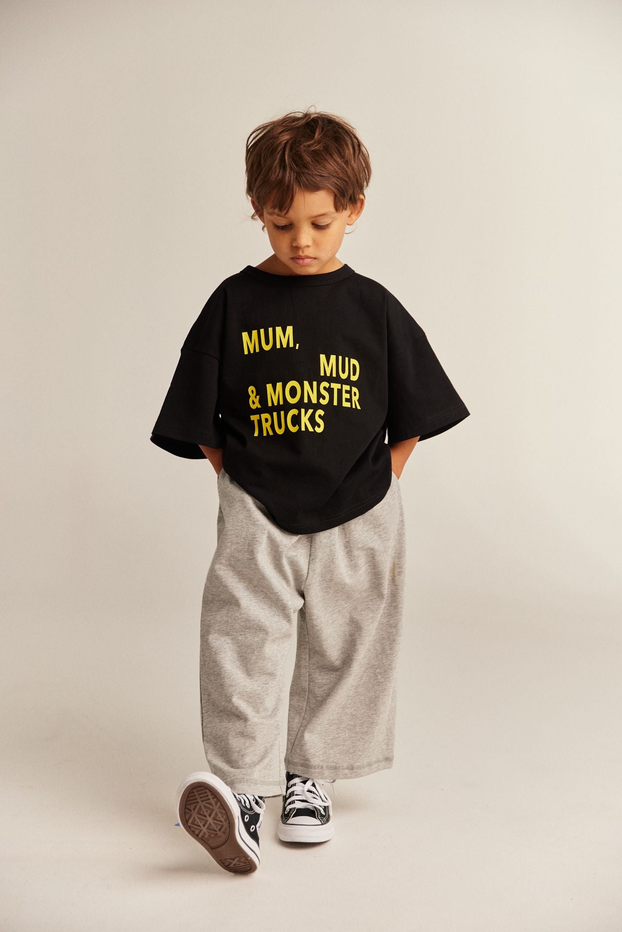 bbobbie mmm tee - black with yellow