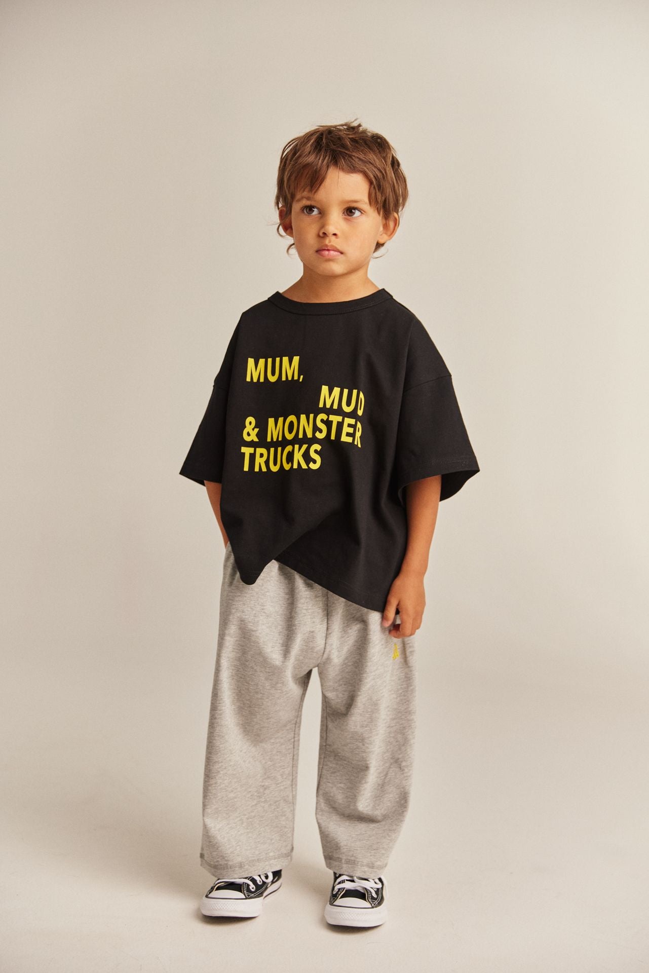 bbobbie mmm tee - black with yellow