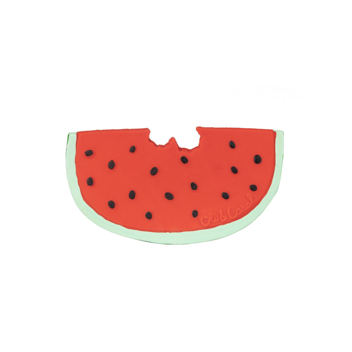 oli & carol - wally the watermelon teether