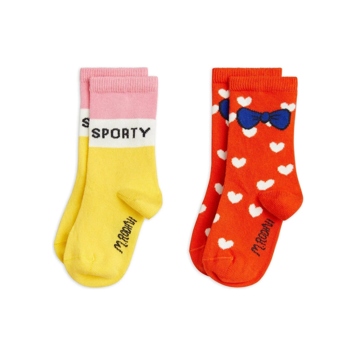 mini rodini sporty socks - 2 pack
