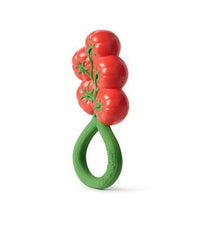oli & carol rattle toy - tomato