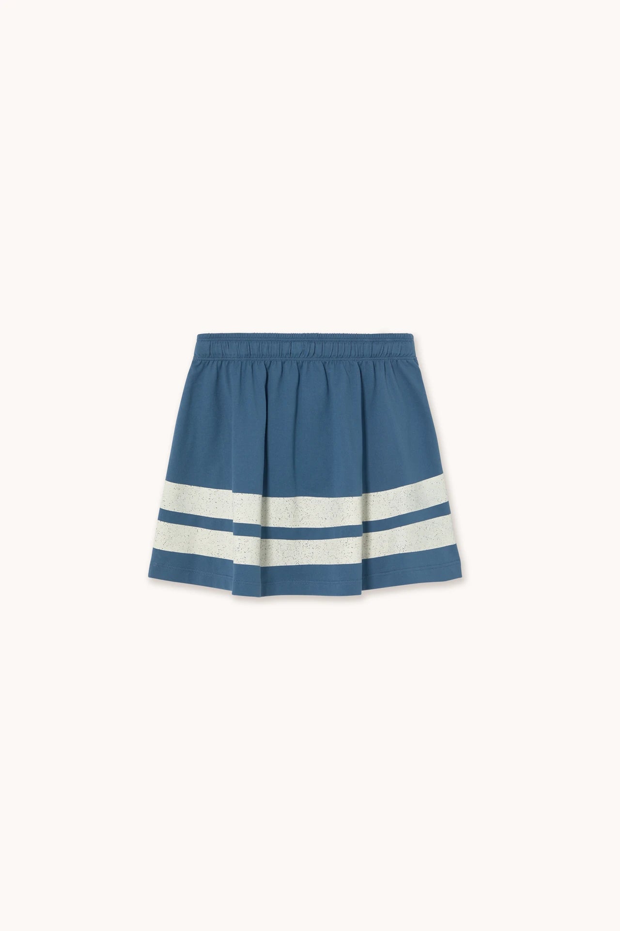 tiny cottons  stripes logo skirt - light navy