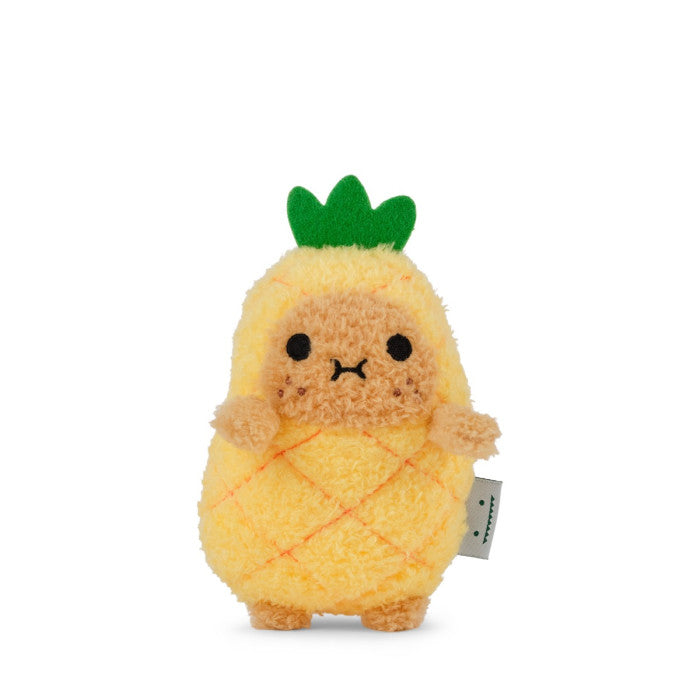 noodoll ricespud mini plush toy - pineapple