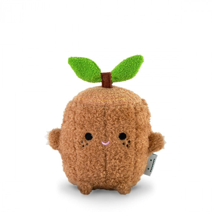 noodoll ricelogi mini plush toy - tree stump