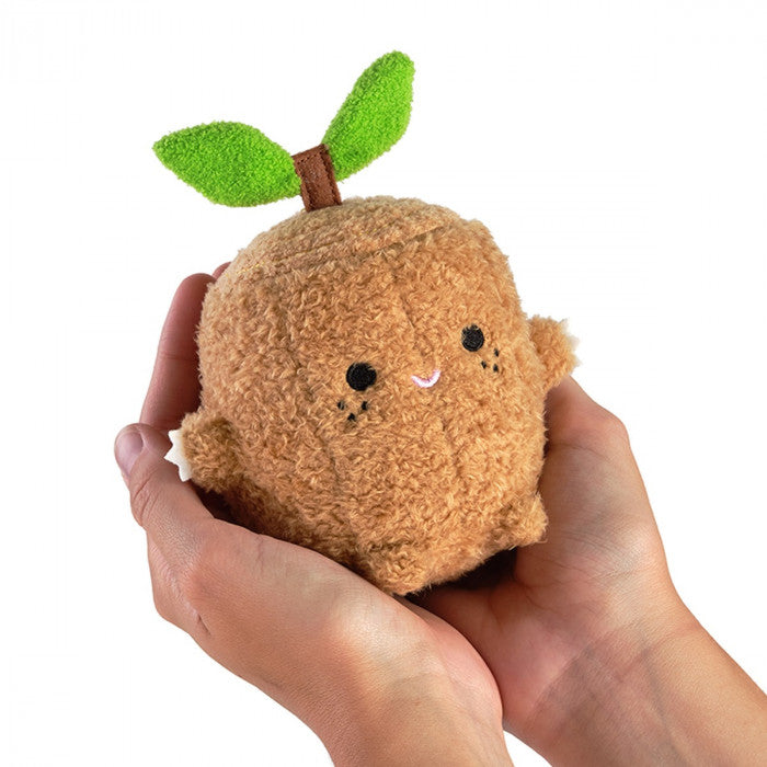 noodoll ricelogi mini plush toy - tree stump