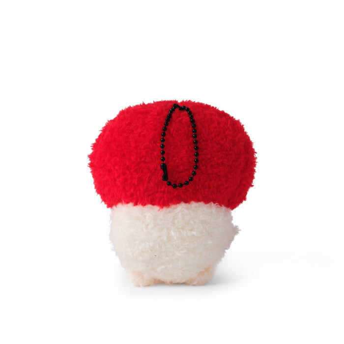 noodoll ricemogu keyring - red & white mushroom