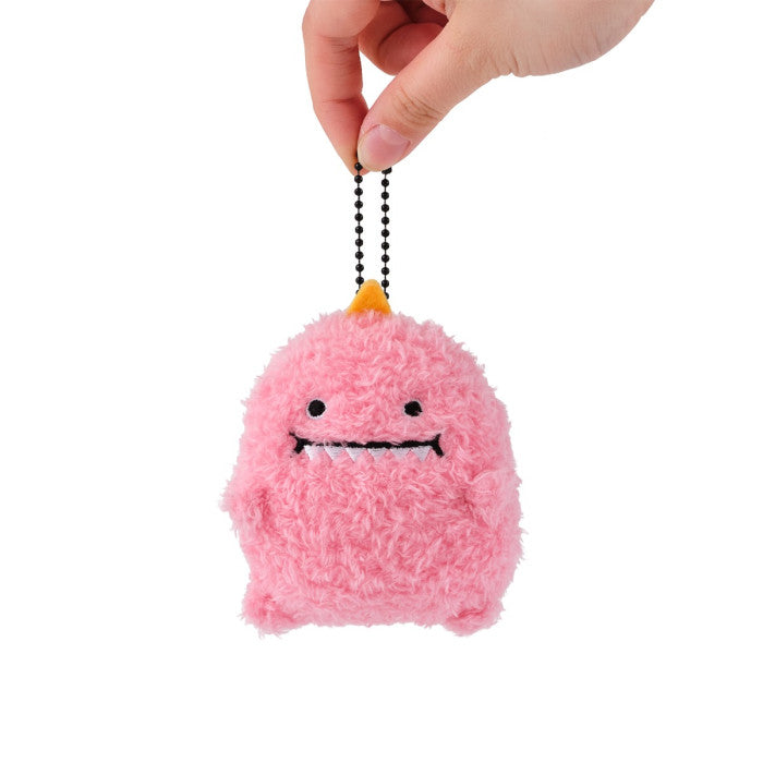 noodoll miss dino keyring - pink dinosaur