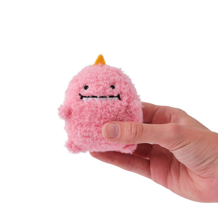 noodoll miss dino keyring - pink dinosaur