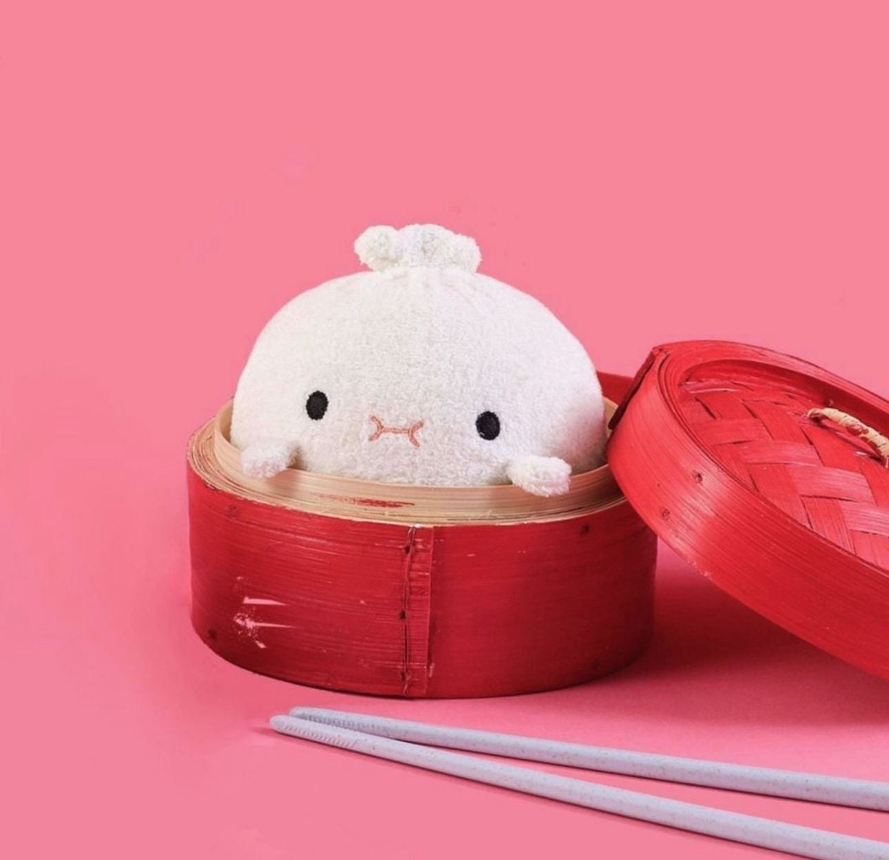 noodoll ricelogi mini plush toy - bao bun