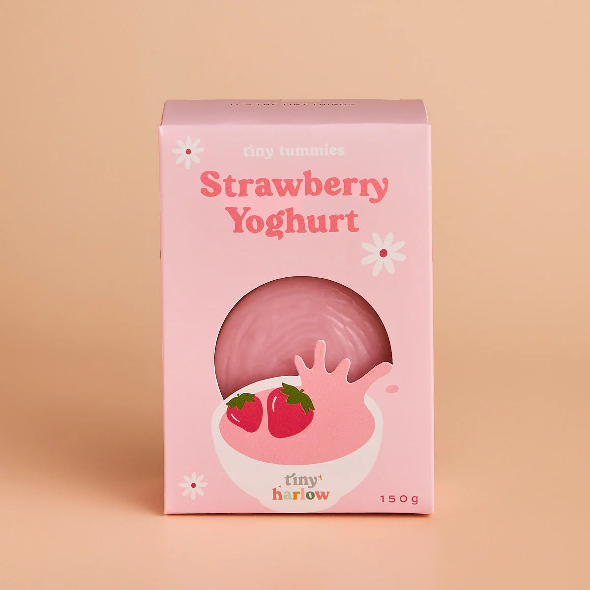tiny harlow tiny tummies strawberry yoghurt bowl