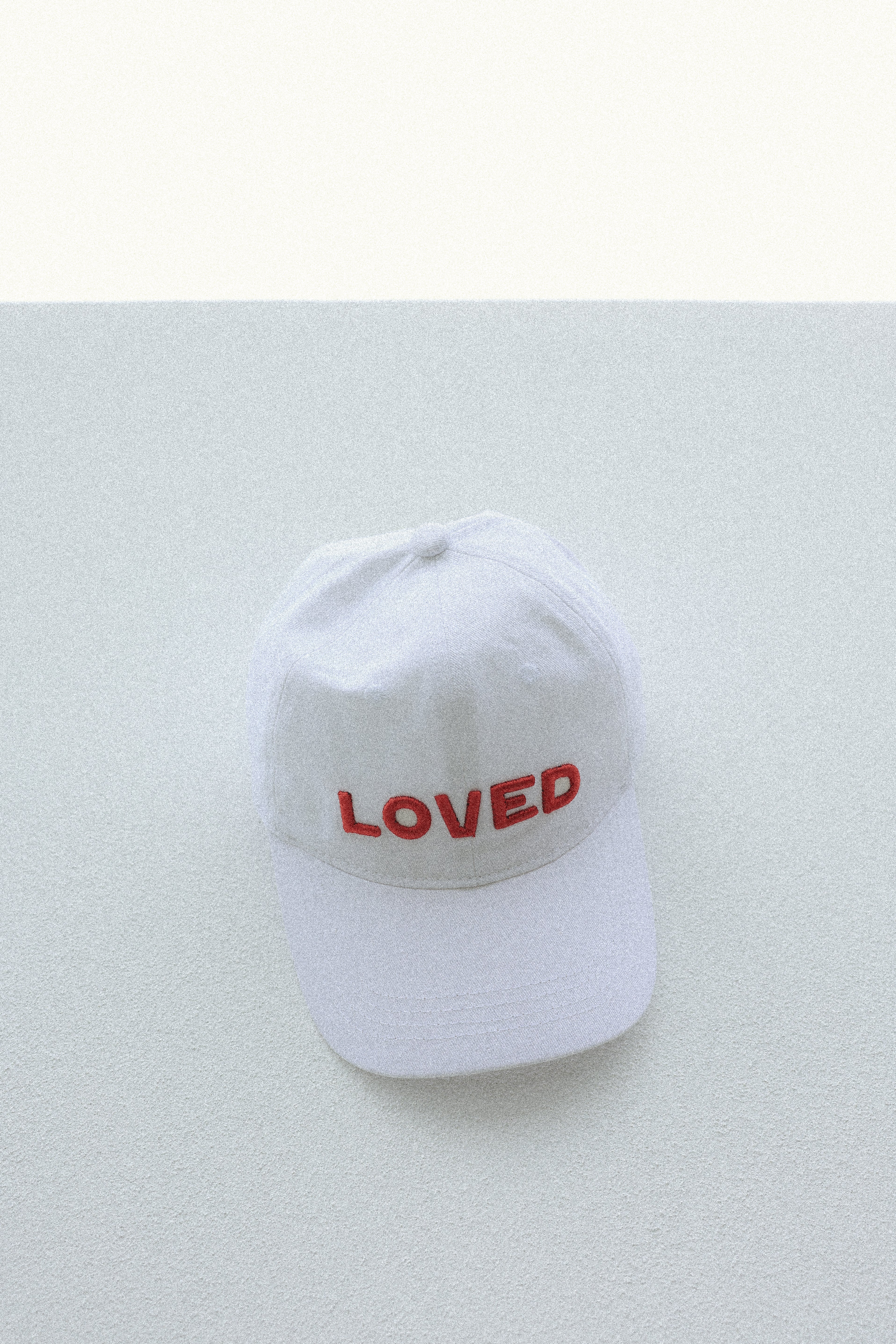 tiny love club loved cap - white