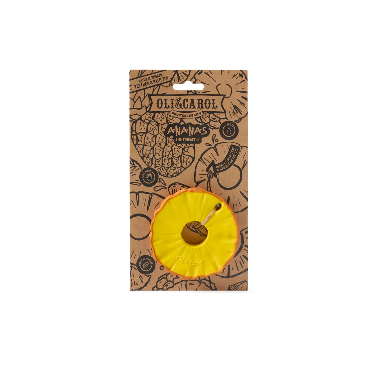oli & carol - ananas the pineapple teether