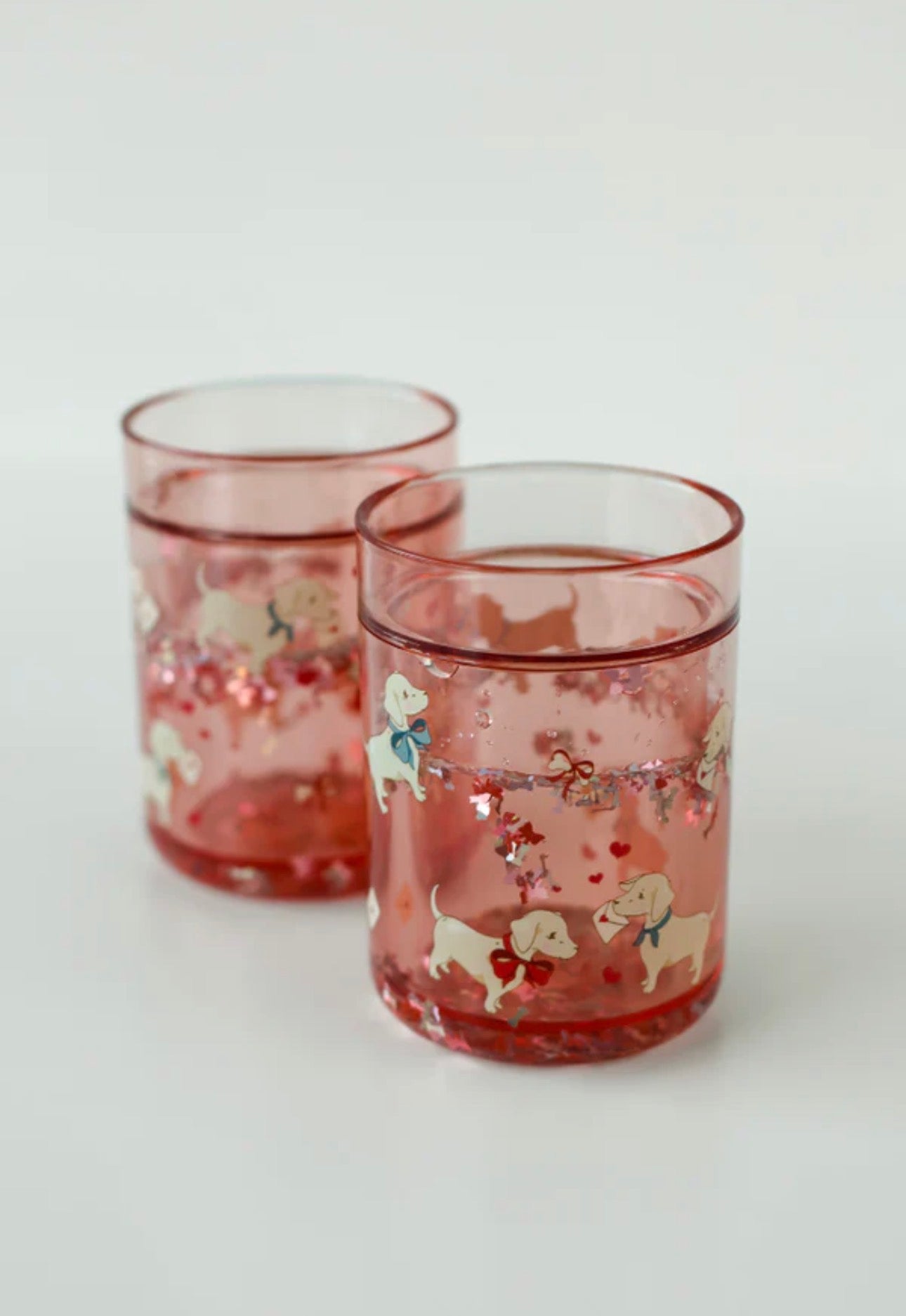 konges slojd 2 pack glitter cups - woof letter rose