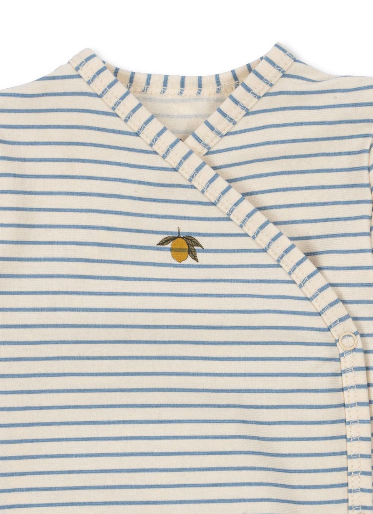 konges slojd basic ls newborn body gots - stripe louie