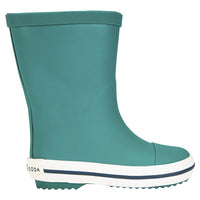 french soda kids natural rubber gumboot - sea green