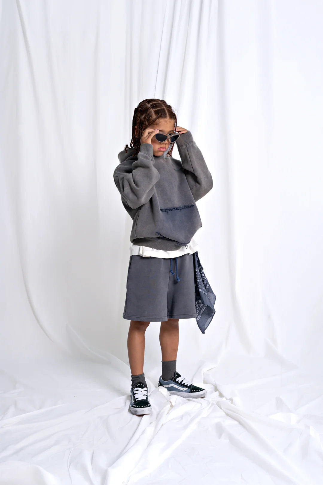 house of basicz the hoodie destroyed - washed ink - pre order