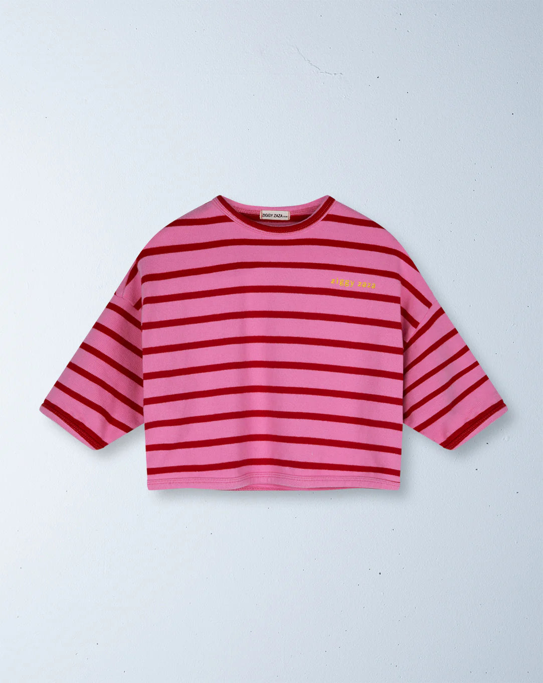 ziggy zaza row row pullover - rose stripe