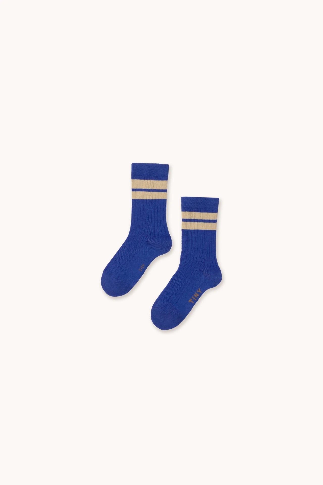 tiny cottons striped medium socks  - dark blue